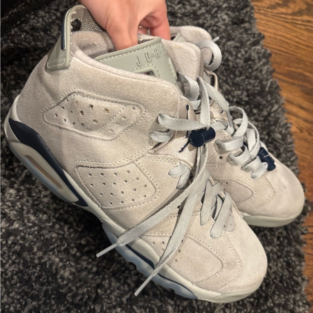 Nike Gray Suede Sneakers